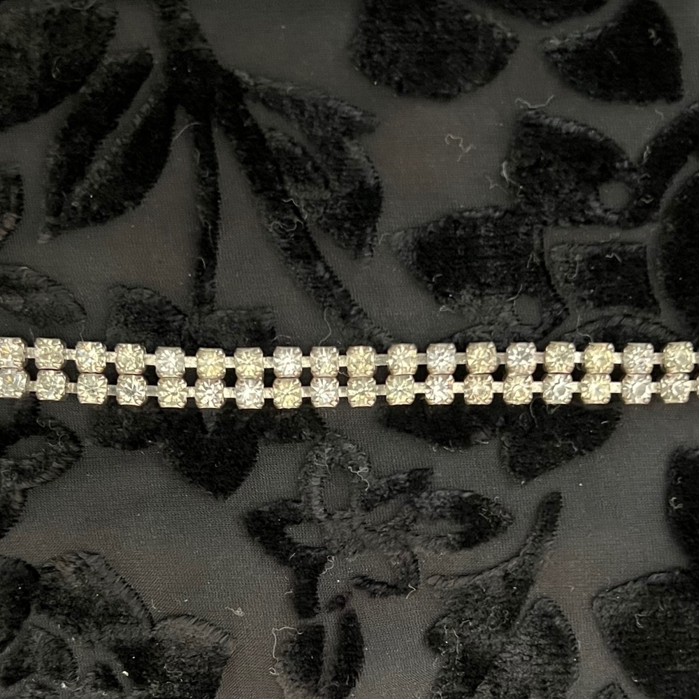 Vintage Albert Weiss rhinestone bracelet